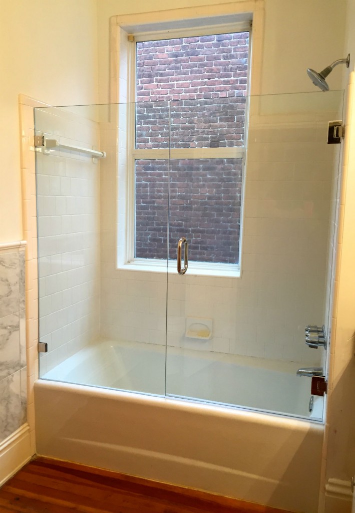 Frameless Bathtub Shower Door Fan District Richmond Va